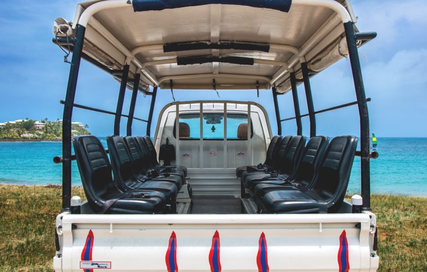 Land & Sea Excursion, A Catamaran Boat Tour and Jeep Safari in Antigua