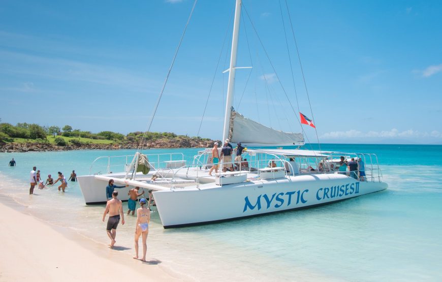 Mystic Cades Reef Sail & Snorkel Tour, Sailing Catamaran Excursions In Antigua