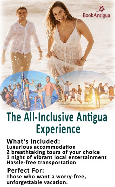 Dream trip to Antigua - beach with turquoise waters.